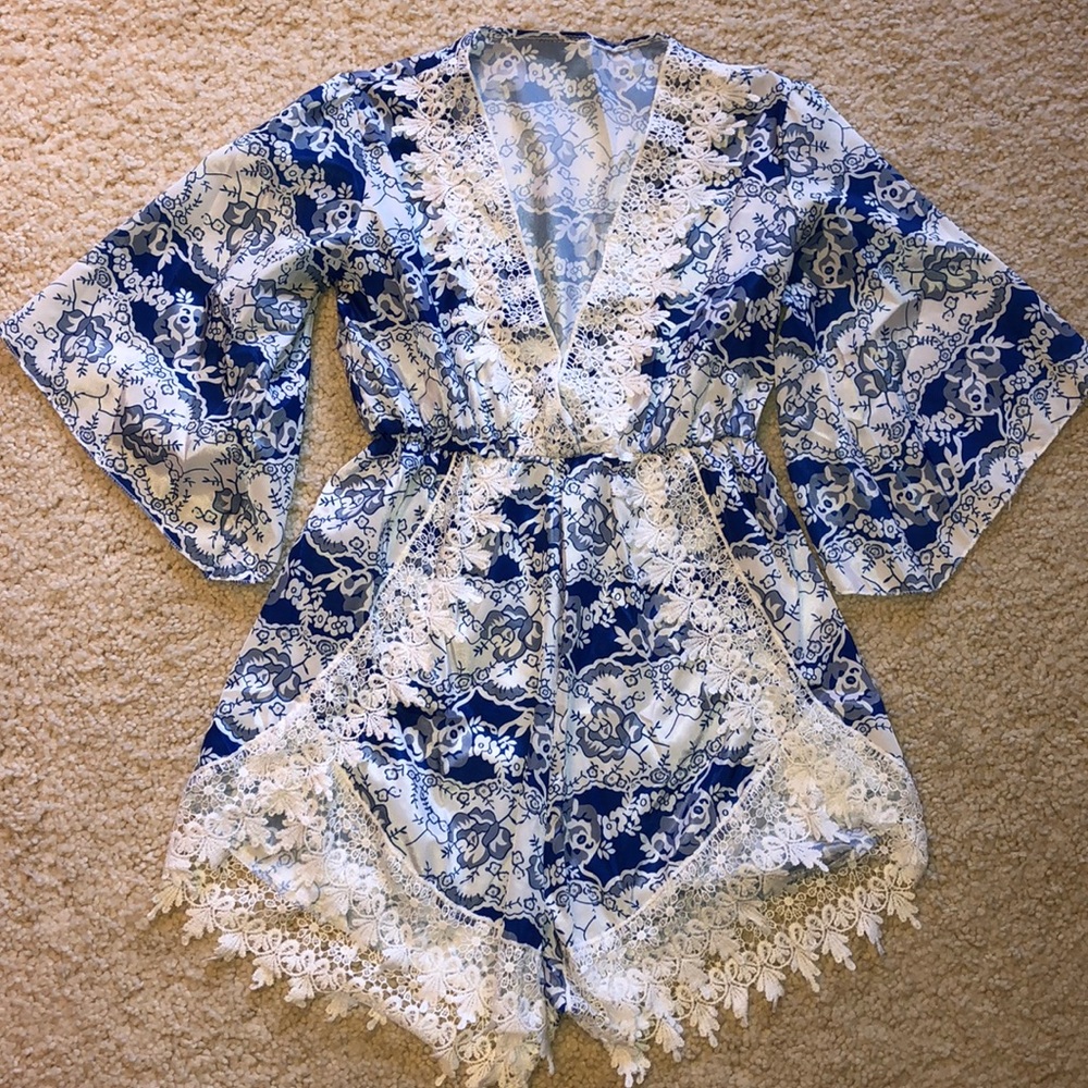 Floral Lace Romper